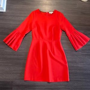 THML - Red Mini dress with bell sleeves. Size S